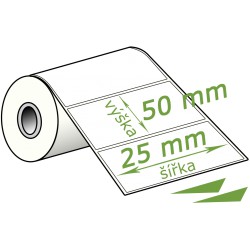 Logistické etikety 50 x 25 mm