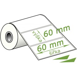 Logistické etikety 60 x 60 mm